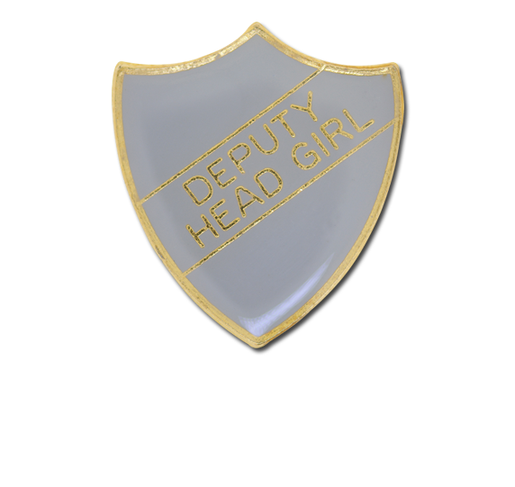 Deputy Head Girl Enamelled Shield Badge