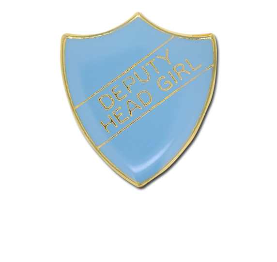 Deputy Head Girl Enamelled Shield Badge