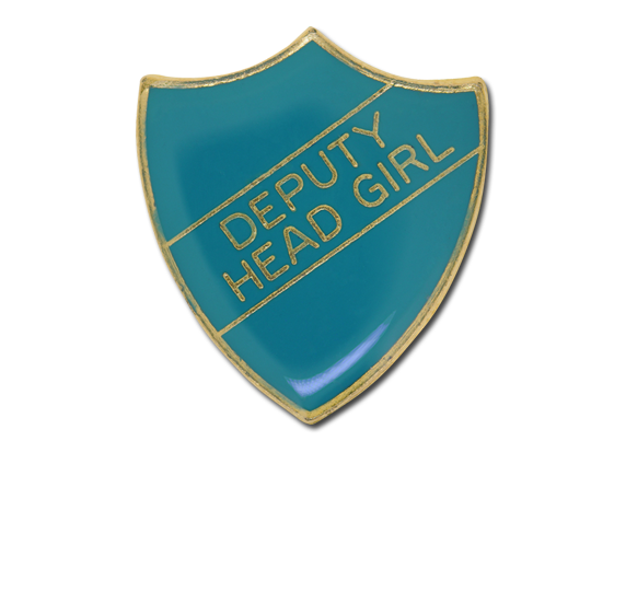 Deputy Head Girl Enamelled Shield Badge