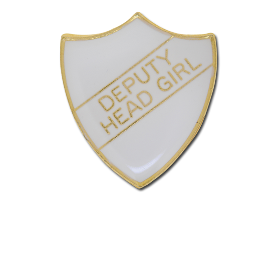 Deputy Head Girl Enamelled Shield Badge