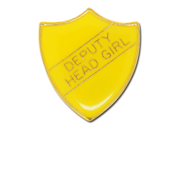 Deputy Head Girl Enamelled Shield Badge