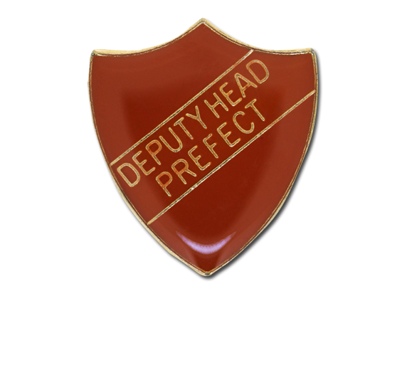 Deputy Head Prefect Enamelled Shield Badge