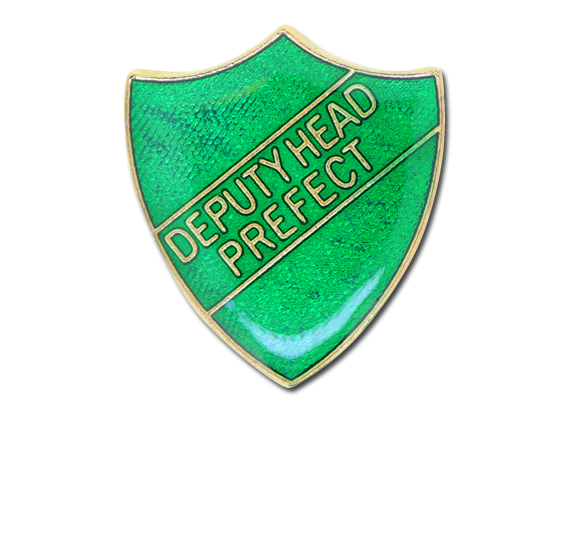 Deputy Head Prefect Enamelled Shield Badge