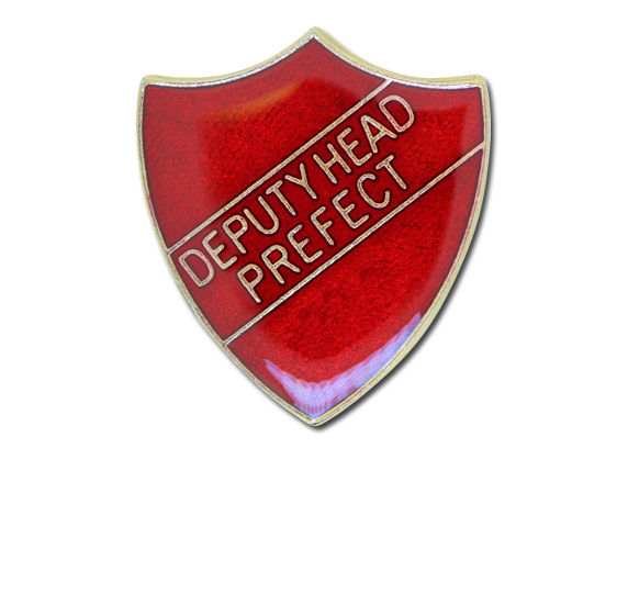 Deputy Head Prefect Enamelled Shield Badge