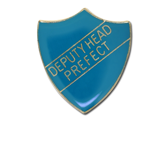 Deputy Head Prefect Enamelled Shield Badge