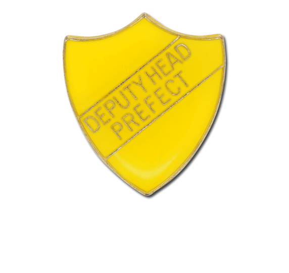 Deputy Head Prefect Enamelled Shield Badge