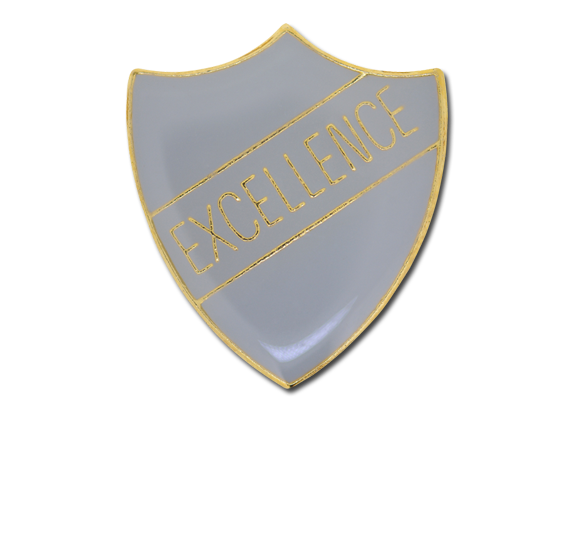 Excellence Enamelled Shield Badge