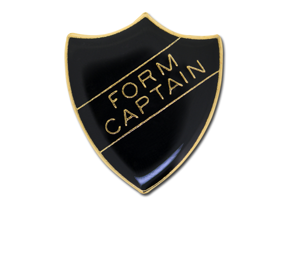 Form Captain Enamelled Shield Badge