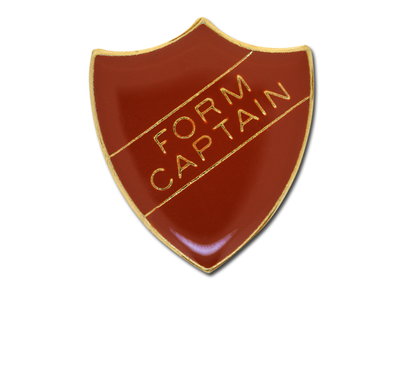 Form Captain Enamelled Shield Badge