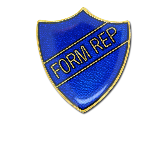 Form Rep Enamelled Shield Badge