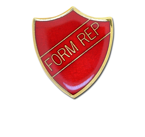 Form Rep Enamelled Shield Badge