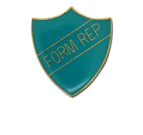 Form Rep Enamelled Shield Badge