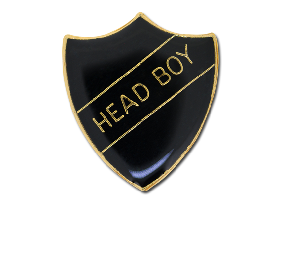 Head Boy Enamelled Shield Badge