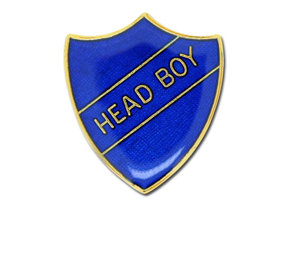 Head Boy Enamelled Shield Badge