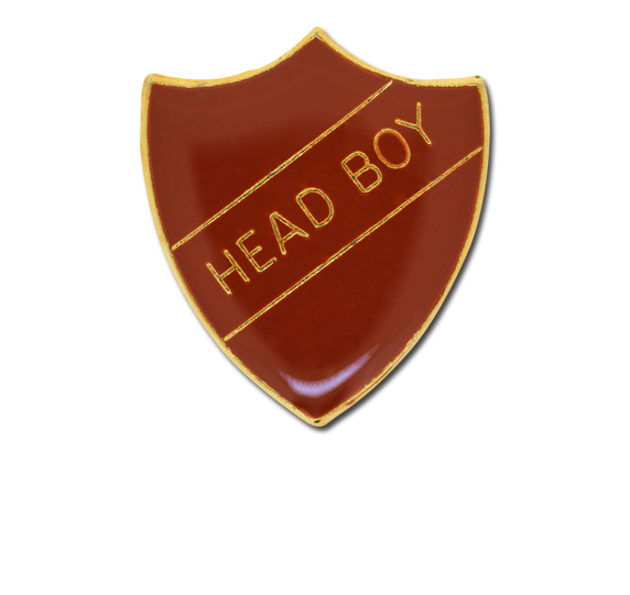 Head Boy Enamelled Shield Badge