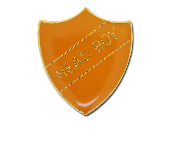 Head Boy Enamelled Shield Badge