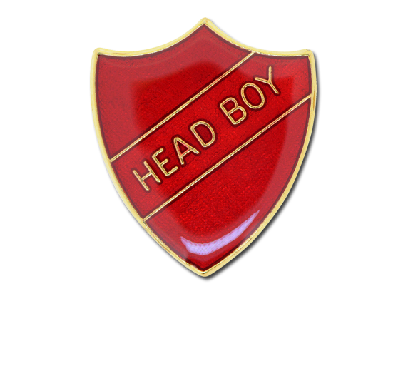 Head Boy Enamelled Shield Badge