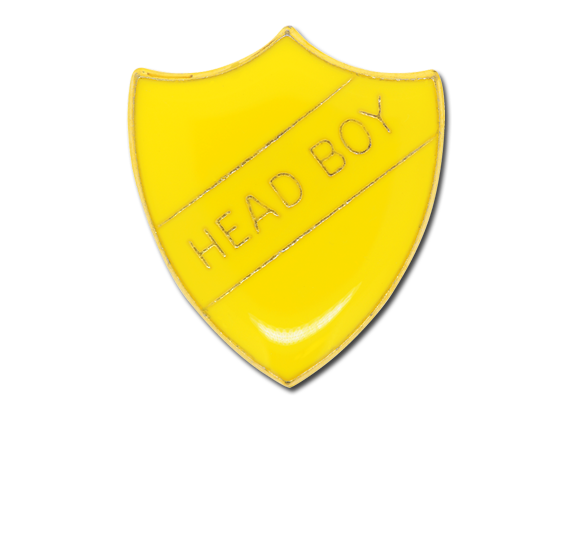 Head Boy Enamelled Shield Badge