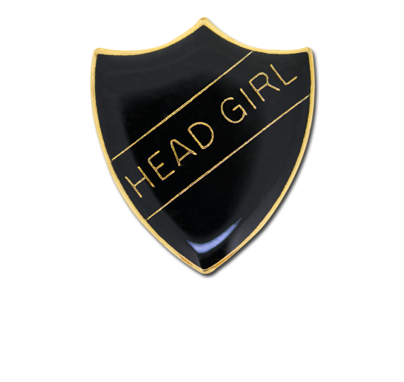 Head Girl Enamelled Shield Badge