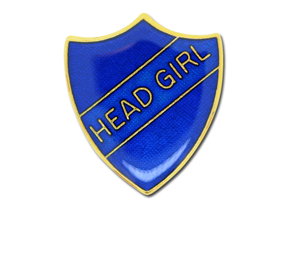 Head Girl Enamelled Shield Badge
