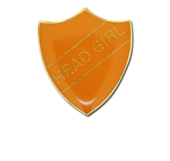 Head Girl Enamelled Shield Badge