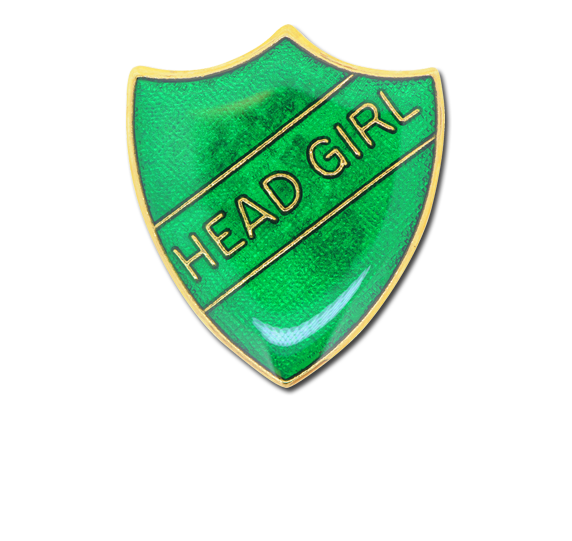 Head Girl Enamelled Shield Badge