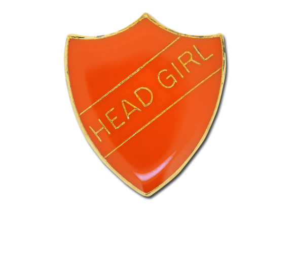 Head Girl Enamelled Shield Badge