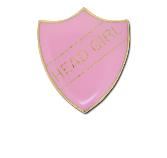 Head Girl Enamelled Shield Badge