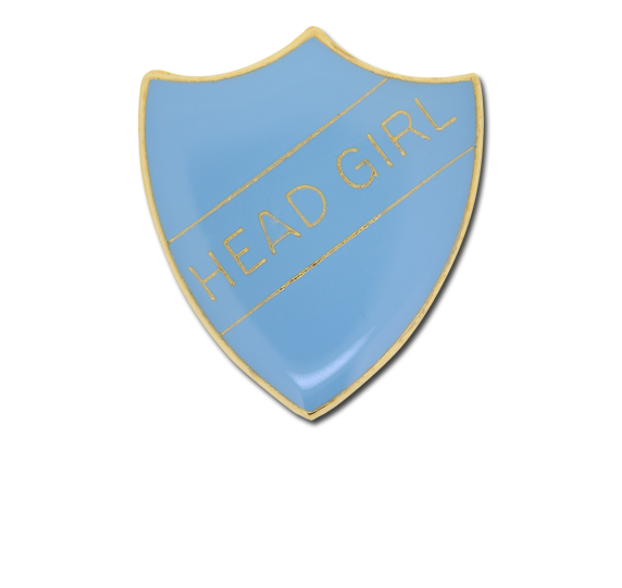 Head Girl Enamelled Shield Badge