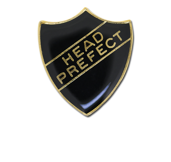 Head Prefect Enamelled Shield Badge