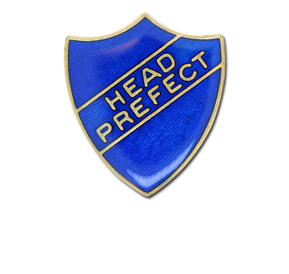 Head Prefect Enamelled Shield Badge