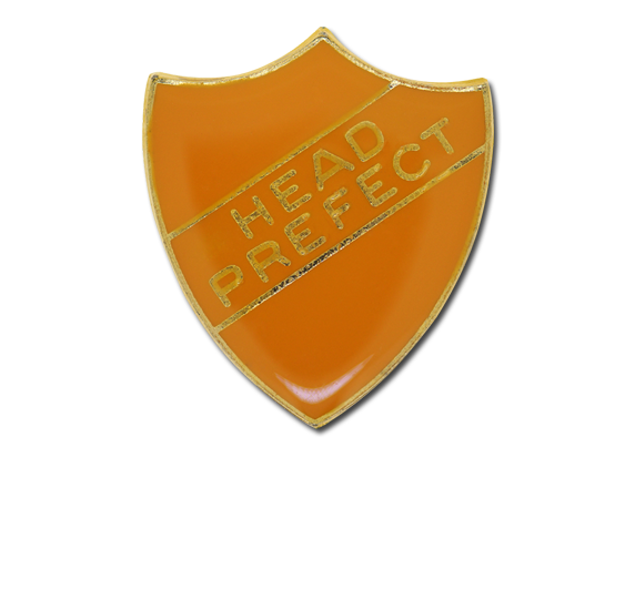 Head Prefect Enamelled Shield Badge