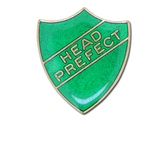 Head Prefect Enamelled Shield Badge