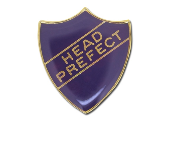 Head Prefect Enamelled Shield Badge