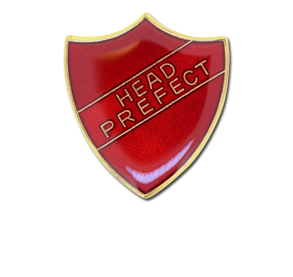 Head Prefect Enamelled Shield Badge