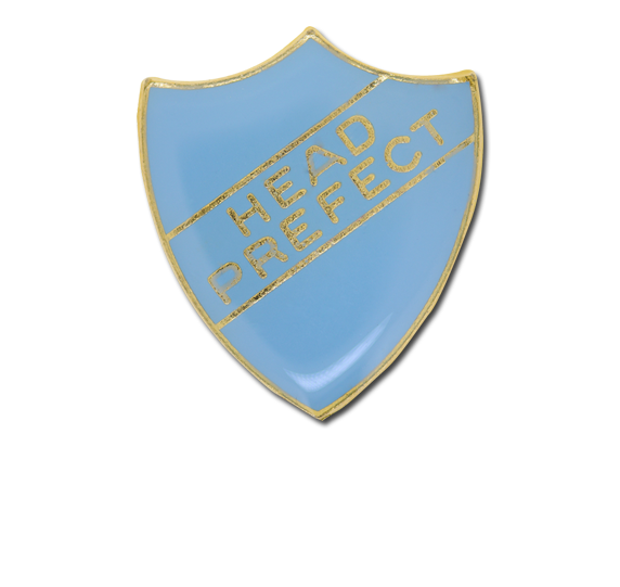 Head Prefect Enamelled Shield Badge