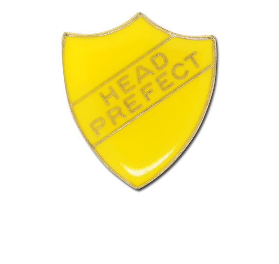 Head Prefect Enamelled Shield Badge