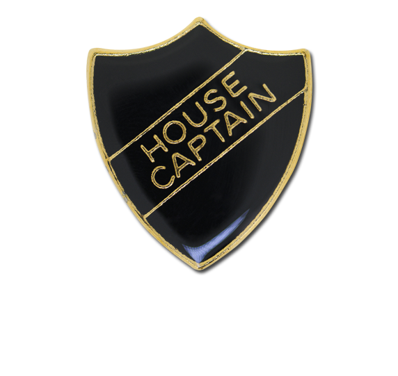 House Captain Enamelled Shield Badge