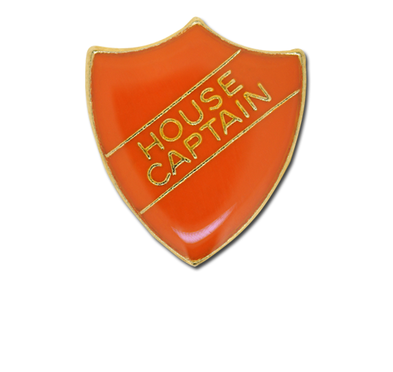 House Captain Enamelled Shield Badge
