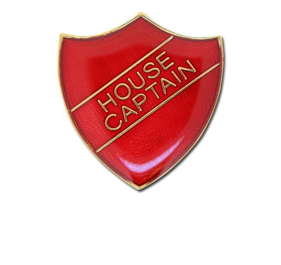 House Captain Enamelled Shield Badge