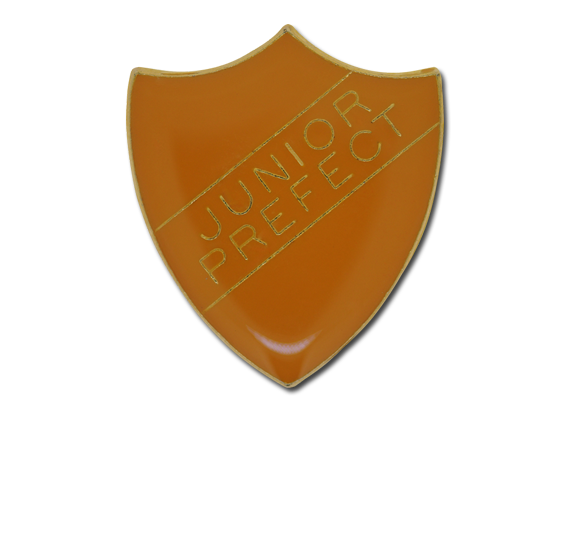 Junior Prefect Enamelled Shield Badge