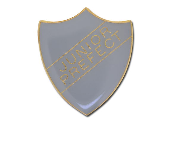 Junior Prefect Enamelled Shield Badge