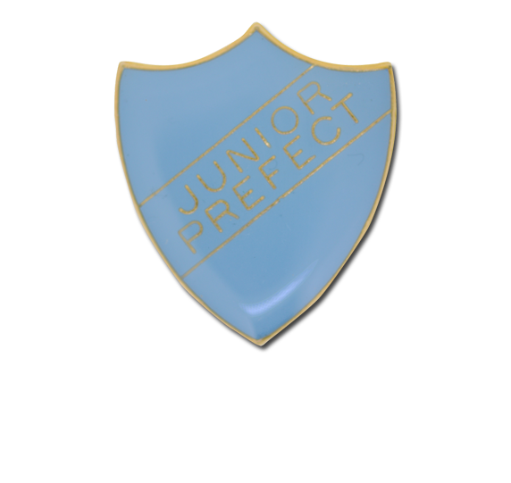 Junior Prefect Enamelled Shield Badge