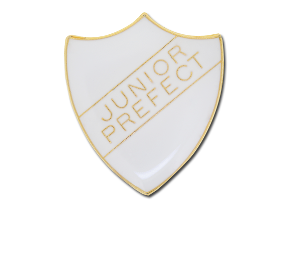 Junior Prefect Enamelled Shield Badge