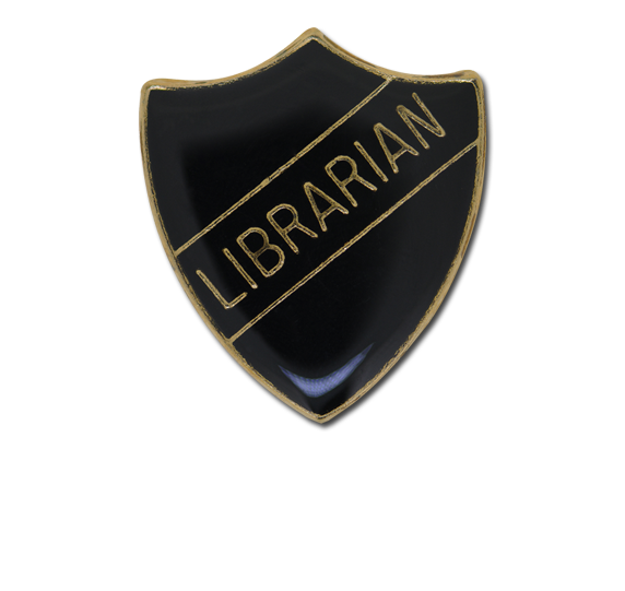 Librarian Enamelled Shield Badge