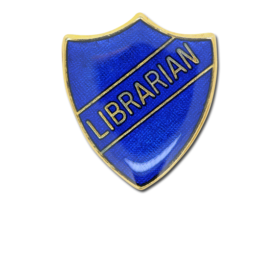 Librarian Enamelled Shield Badge
