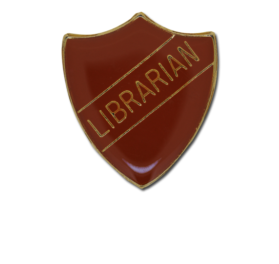 Librarian Enamelled Shield Badge