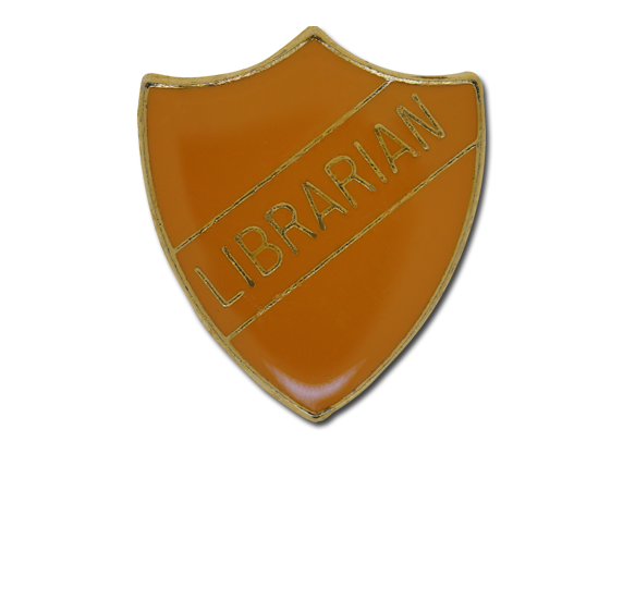 Librarian Enamelled Shield Badge