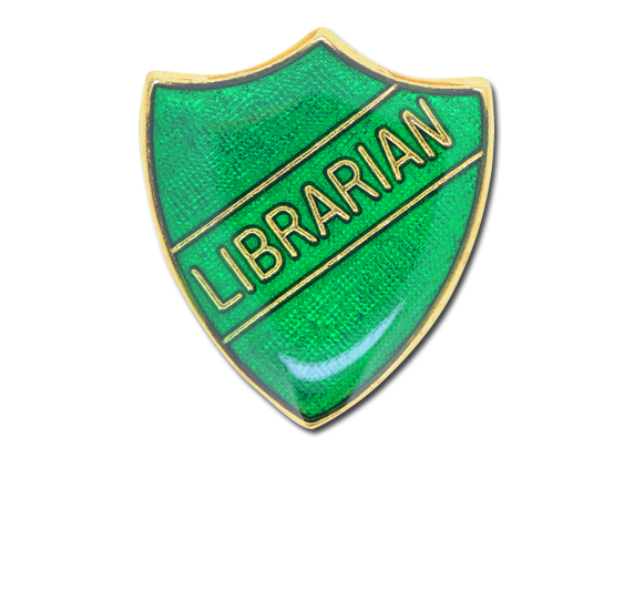 Librarian Enamelled Shield Badge