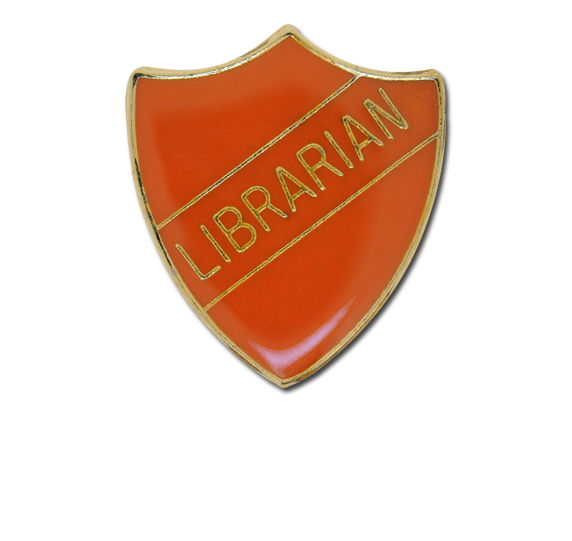 Librarian Enamelled Shield Badge